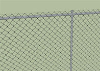 Extension 48mm Post Chain Link Mesh Fence 9 Gauge Lightweight