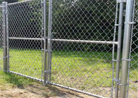 18ga To 7ga Dia Chain Link Mesh Fence Galvanized Iron Wire 6ft Height Farm