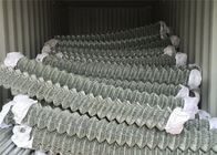 48&quot; X 100&quot; Chain Link Mesh Fence Galvanized Silver Coated
