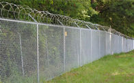 50 Ft Length Chain Link Mesh Fence Diamond Wire Coiled And Accessories