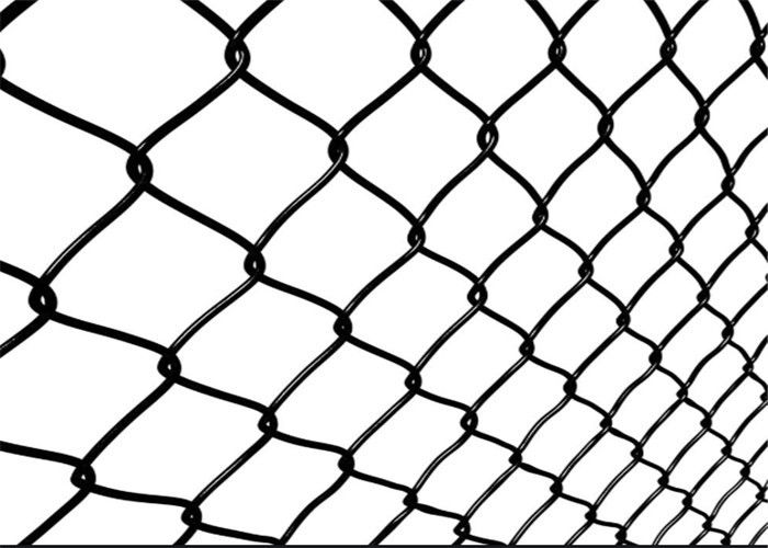 6 Ft. X 50 Ft. Galvanized Steel Chain Link Mesh Fencing Corrosion Resistance 11.5 Gauge