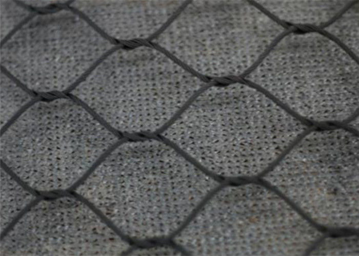 Black Oxide Stainless Steel  X Tend Cable Mesh Ferrule Type Corrosion Resistant