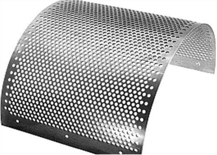 2mm Perforated Stainless Steel Mesh Sheet Round Hole Punched Openings