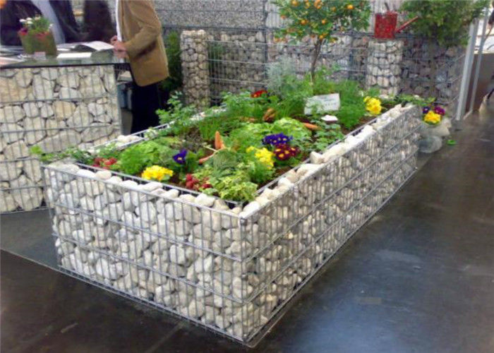 Welded Gabions Raised Garden Beds For Planting Flowers And Vegetables