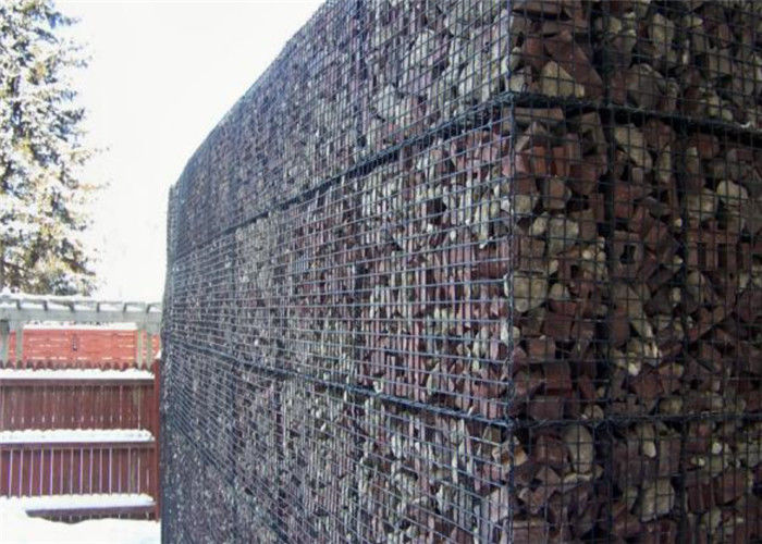 Decorative Gabion Calddings For Garden Fence Wall , Landscaping Stone Cage