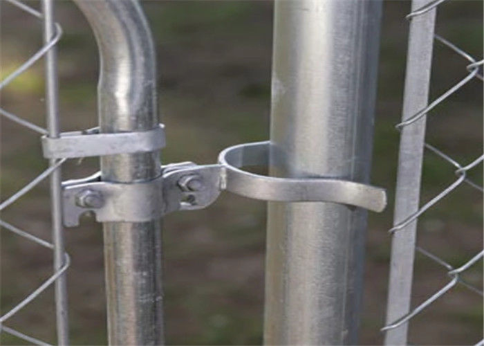 Galvanized Metal Chain Link Fence Walk Thru Gate Mounting Hardware ...