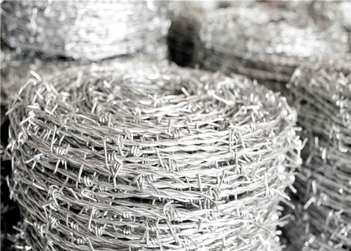 Razor 820 Feet Galvanized 2.5mm Security Barbed Wire For Farm Fence / Cattle