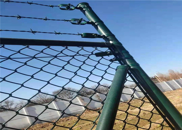 6 Feet Hot Dip Galvanized Screen 10m Chain Link Mesh Fence