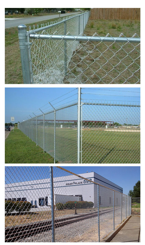 Garden High Way Farm 6ft Chain Link Mesh Fencing Galvanized Pvc Customized Size