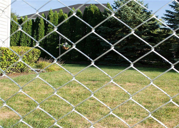 4ft Chain Link Mesh Fence Galvanized Pvc Coated Wire Diamond Hole Cyclone