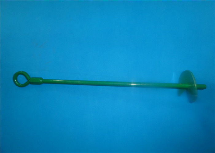 Green Color Powder Coated Dog Tie Out Stake 12mm Rod Diameter