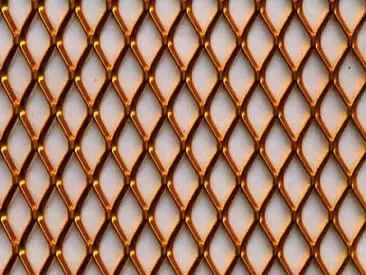 Decorative 8mm Thick Perforated Metal Wire Mesh Expanded Diamond
