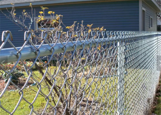 Hot Dipped Galvanized Chain Link Fence 9 Gauge 50*50mm 6FT Diamond Hole