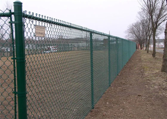 3.0mm 50*50mm Highway Galvanized Chain Link Fence Corrosion Proof