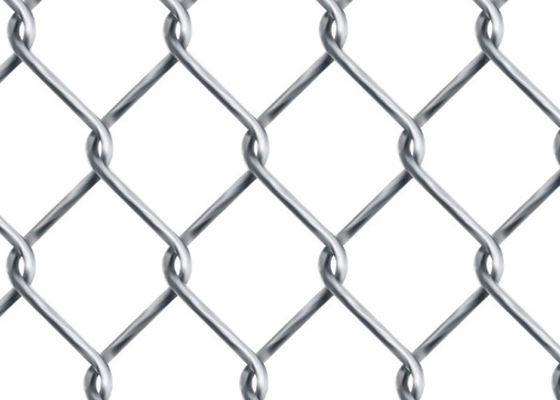Residential 4FT Chain Link Fence Fabric Black Vinyl Chain Link Fence