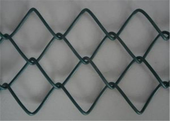 Galvanized Steel Chain Link Fence Fabric , 4 Feet Height Chain Link Wire Mesh