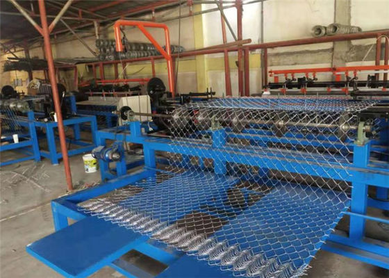 Plc Control 4.5mm 30x30 Automatic Chain Link Machine For River Banks